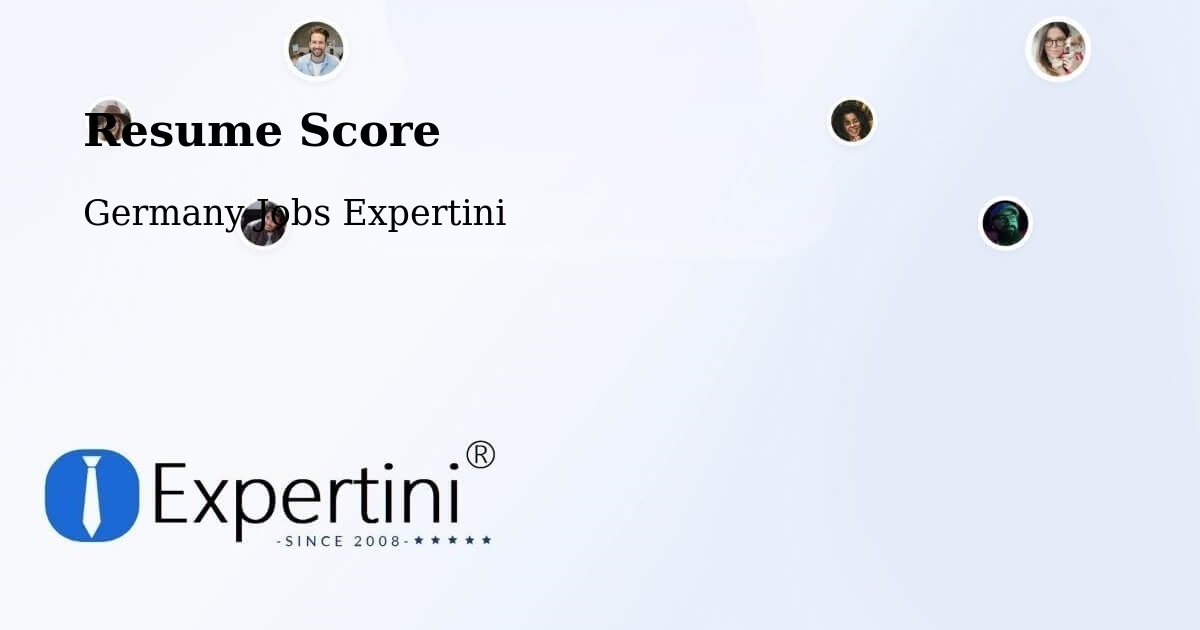 Resume Score & Job Description Match Tool – Stäbelow - Germany Jobs Expertini